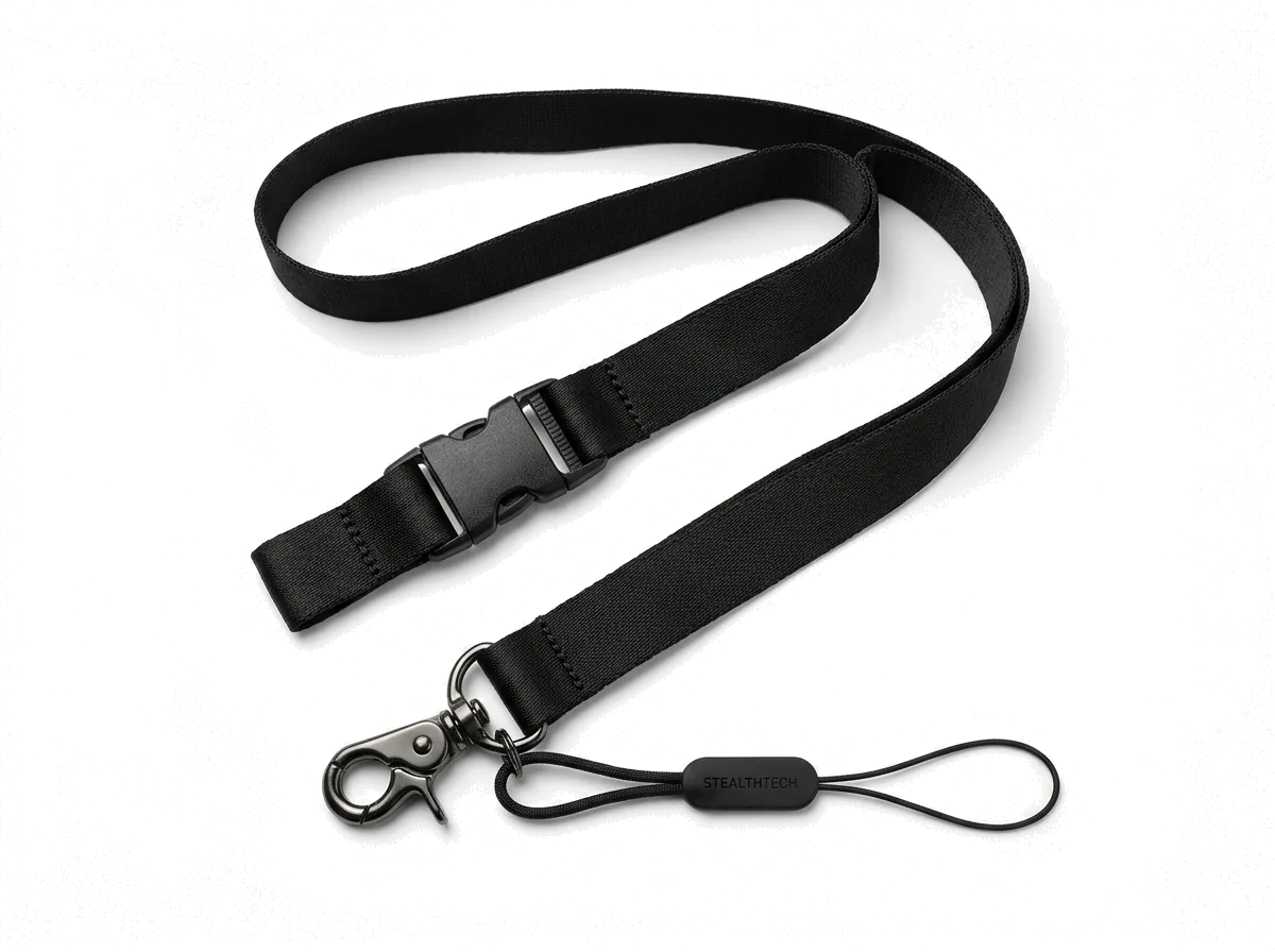 Travel lanyard strap with clip